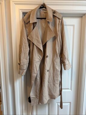 Henning Beige Trench Coat